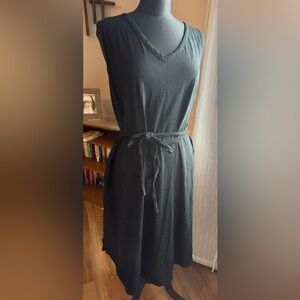 Soma Black Midi Dress with Belt